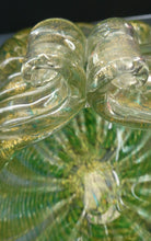 Load image into Gallery viewer, Large 1950s Barovier &amp; Toso MURANO &#39;Cordonato d&#39;Oro&#39; Gold Leaf Glass Basket
