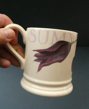 Load image into Gallery viewer, RARE Emma Bridgewater SINGLE MUG with Lettering SUMMER TULIPS. Now Discontinued
