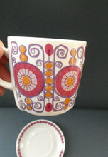 Load image into Gallery viewer, Vntage 1960s Figgjo Flint: Turi Design / Barcarole Pattern Cup and Saucer
