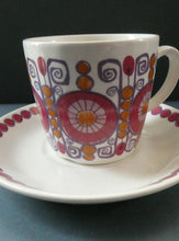 Load image into Gallery viewer, Vntage 1960s Figgjo Flint: Turi Design / Barcarole Pattern Cup and Saucer
