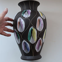 Load image into Gallery viewer, Rare Larger Size. 1950s Bodo Mans Bay Ceramic Globular &quot;KONGO&quot; Vase. 13 inches
