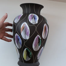 Load image into Gallery viewer, Rare Larger Size. 1950s Bodo Mans Bay Ceramic Globular &quot;KONGO&quot; Vase. 13 inches
