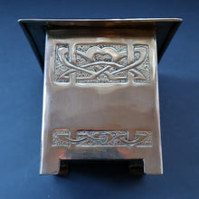 Load image into Gallery viewer, Sweet Miniature White Metal GLASGOW SCHOOL Planter with Art Noueau Repousee Decoration; c 1910s
