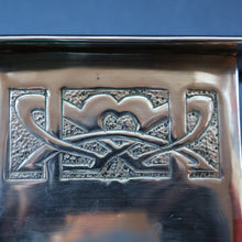 Load image into Gallery viewer, Sweet Miniature White Metal GLASGOW SCHOOL Planter with Art Noueau Repousee Decoration; c 1910s
