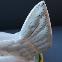 Load image into Gallery viewer, Late 19th Century Antique Victorian WHITE Staffordshire Hen on Yellow Nest
