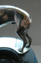 Load image into Gallery viewer,  1930s Art Deco Silver Plate Greyhound Sculpture. Mounted on a Coin or Pin Dish
