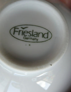 Friesland Porcelain Teaset. Golden Dream Decoration