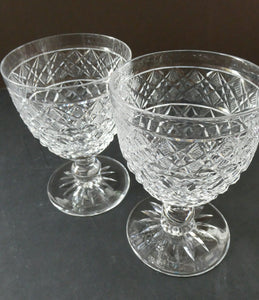 Pair of 1920s Edinburgh Crystal Gin and Tonic Glasses