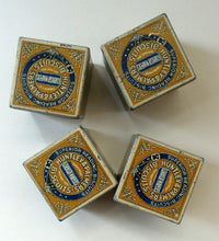 Load image into Gallery viewer, Vintage 1930s MINIATURE or SAMPLE Tin for Huntley and Palmer Biscuits. Yellow Colour
