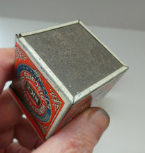 Load image into Gallery viewer, Vintage 1930s MINIATURE or SAMPLE Tin for Huntley and Palmer Biscuits. Red Colour
