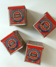 Load image into Gallery viewer, Vintage 1930s MINIATURE or SAMPLE Tin for Huntley and Palmer Biscuits. Red Colour
