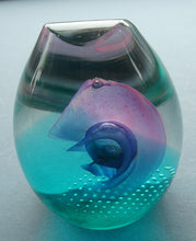 Load image into Gallery viewer, Vintage SCOTTISH Caithness Glass Paperweight: SALADIN by Colin Terris; 1997
