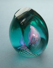 Load image into Gallery viewer, Vintage SCOTTISH Caithness Glass Paperweight: SALADIN by Colin Terris; 1997
