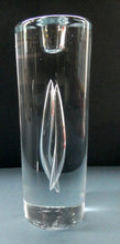 Load image into Gallery viewer, 1990s Large Timo Sarpaneva Chunky Clear Glass &quot;JANUS&quot; Candlestick for Iittala
