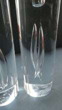 Load image into Gallery viewer, 1990s Large Timo Sarpaneva Chunky Clear Glass &quot;JANUS&quot; Candlestick for Iittala
