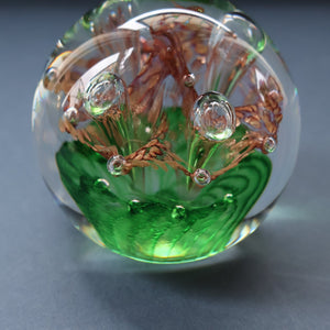 Vintage 2002 COLIN TERRIS Caithness Glass Paperweight: MOONLIGHT SERENADE. From the Classic Collection