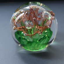 Load image into Gallery viewer, Vintage 2002 COLIN TERRIS Caithness Glass Paperweight: MOONLIGHT SERENADE. From the Classic Collection
