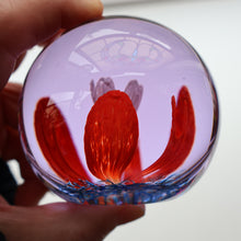 Load image into Gallery viewer, Scottish Caithness Glass Paperweight: SOLITAIRE by Colin Terris 1984
