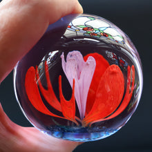 Load image into Gallery viewer, Scottish Caithness Glass Paperweight: SOLITAIRE by Colin Terris 1984
