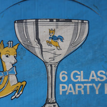 Load image into Gallery viewer, 1960s Collectable BOXED SET of Six Babycham Glasses with Yellow Deer Motif
