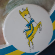 Load image into Gallery viewer, Rare 1970s Melamine BABYCHAM Drinks Tray - with Raised Deer Motif.
