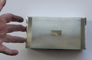 1950s Silver Hallmarked Cigarette Box Scottish Farming Presentation Award