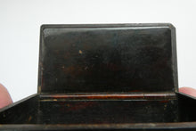 Load image into Gallery viewer, Early 19th Century Antique Snuff Box with Painted Lid Showing a Lady in Fancy Costume
