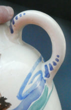 Load image into Gallery viewer, Vintage HONITON POTTERY Stoneware Jug with Hand Painted Viking Galleon Design on Each Side
