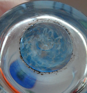 SCANDINAVIAN Art Glass: Large Blue Bowl by Helena Gibson & Two Smaller Ones by Abel Sawe