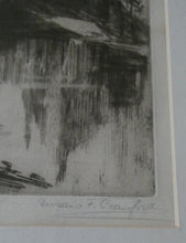 Load image into Gallery viewer, SCOTTISH ART: Rare 1901 GLASGOW INTERNATIONAL EXHIBITION Etching by Susan F. Crawford
