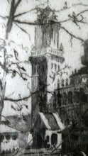 Load image into Gallery viewer, SCOTTISH ART: Rare 1901 GLASGOW INTERNATIONAL EXHIBITION Etching by Susan F. Crawford
