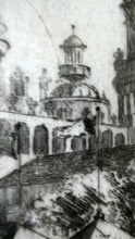 Load image into Gallery viewer, SCOTTISH ART: Rare 1901 GLASGOW INTERNATIONAL EXHIBITION Etching by Susan F. Crawford
