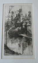 Load image into Gallery viewer, SCOTTISH ART: Rare 1901 GLASGOW INTERNATIONAL EXHIBITION Etching by Susan F. Crawford
