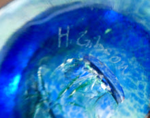 Load image into Gallery viewer, SCANDINAVIAN Art Glass: Large Blue Bowl by Helena Gibson &amp; Two Smaller Ones by Abel Sawe
