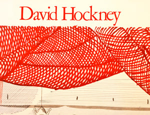 1980s DAVID HOCKNEY "A Rake's Progress" Poster for "An Exhibition of Costume Drawings at the Ashmolean Museum"