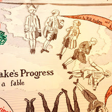 Load image into Gallery viewer, 1980s DAVID HOCKNEY &quot;A Rake&#39;s Progress&quot; Poster for &quot;An Exhibition of Costume Drawings at the Ashmolean Museum&quot;
