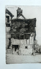 Load image into Gallery viewer, SCOTTISH ART: 1899 D.Y. Cameron Pencil Signed Etching &quot;A Norman Village&quot; (1904)
