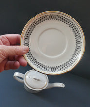 Load image into Gallery viewer, Stylish 1970s SUSIE COOPER for WEDGWOOD. Complete Bone China Coffee Set. COLOSSEUM Pattern
