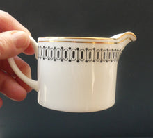 Load image into Gallery viewer, Stylish 1970s SUSIE COOPER for WEDGWOOD. Complete Bone China Coffee Set. COLOSSEUM Pattern
