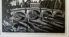 Load image into Gallery viewer, Ethelbert White (1891-1972). Wood Engraving of the Pont Neuf, Paris (c 1925). Signed in Pencil
