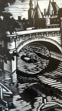 Load image into Gallery viewer, Ethelbert White (1891-1972). Wood Engraving of the Pont Neuf, Paris (c 1925). Signed in Pencil
