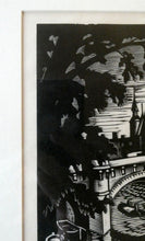 Load image into Gallery viewer, Ethelbert White (1891-1972). Wood Engraving of the Pont Neuf, Paris (c 1925). Signed in Pencil
