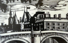 Load image into Gallery viewer, Ethelbert White (1891-1972). Wood Engraving of the Pont Neuf, Paris (c 1925). Signed in Pencil
