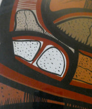 Load image into Gallery viewer, CANADIAN ART: Joshim Kakegamic (1952 - 1993). Acrylic Painting on board. Entitled &quot;Lazy Bear&quot;
