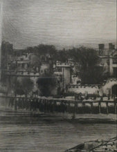 Load image into Gallery viewer, MORTIMER MENPES (1855 - 1938) The Tower of London (1900). Etching and Drypoint. Pencil Signed
