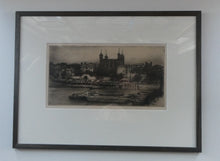 Load image into Gallery viewer, MORTIMER MENPES (1855 - 1938) The Tower of London (1900). Etching and Drypoint. Pencil Signed
