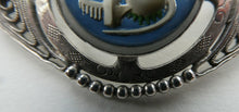 Load image into Gallery viewer, Rare 1930s World&#39;s Fair Souvenir. Silver Brooch for New York World&#39;s Fair 1939
