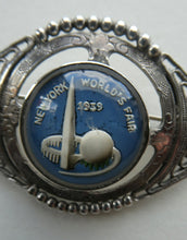 Load image into Gallery viewer, Rare 1930s World&#39;s Fair Souvenir. Silver Brooch for New York World&#39;s Fair 1939
