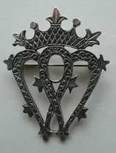 Load image into Gallery viewer, SCOTTISH SILVER. Large Vintage 1950s LUCKENBOOTH Brooch. Celtic Art Industries Mar
