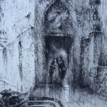 Load image into Gallery viewer, 1920s Original Etching by Sydney Mackenzie Litten (1887 - 1949). The Betrothal, Venice
